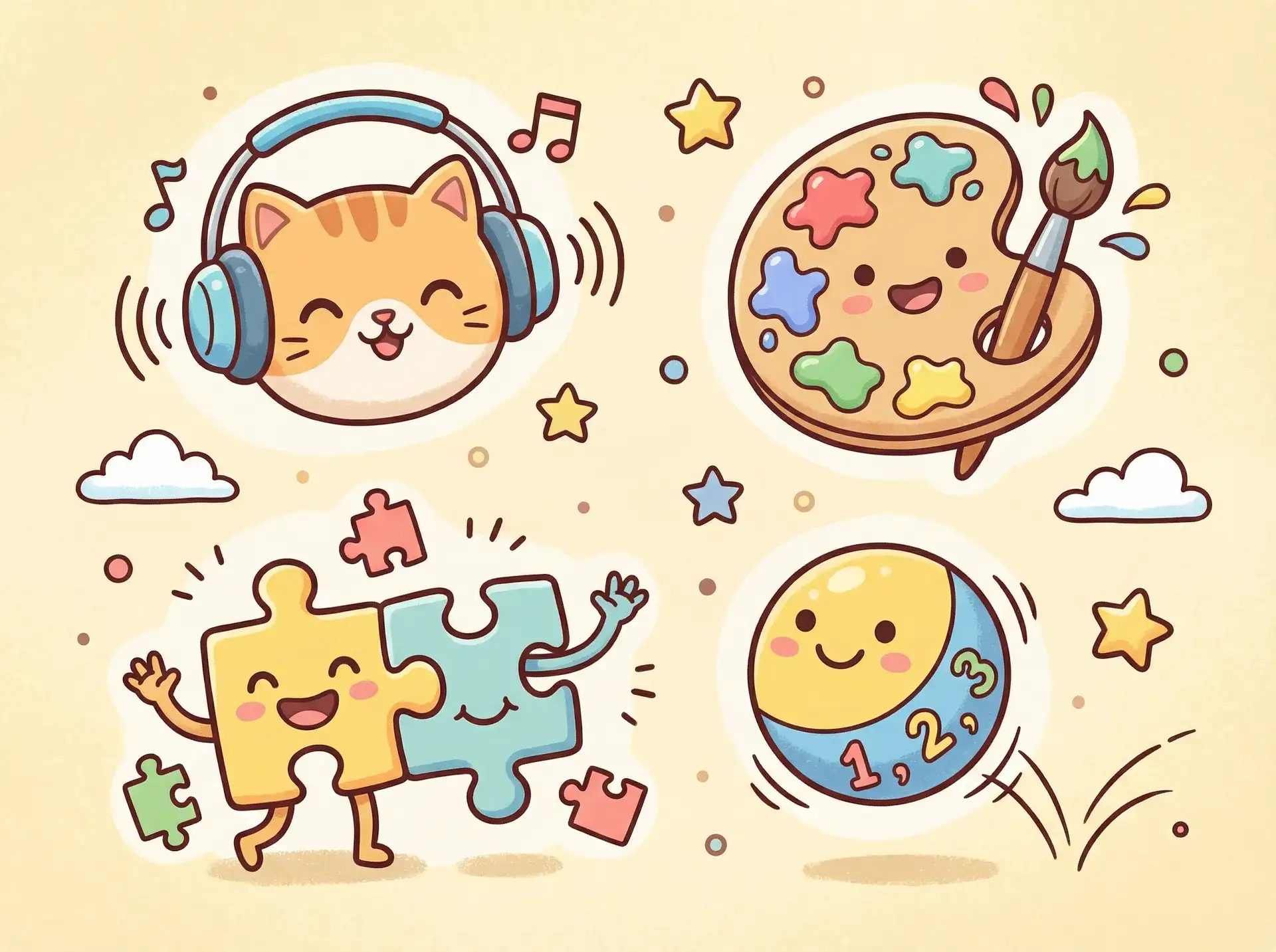 小朋友的手工作品 - 桐谷尤利娅 益智创作